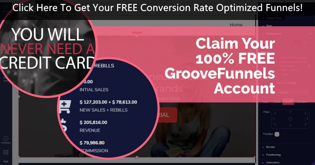 Get free conversion rate optimized sales funnels